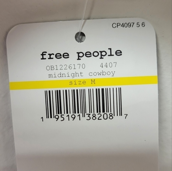 Free People Oh Scuba Bralette Midnight Cowboy Blue M - Picture 9 of 11